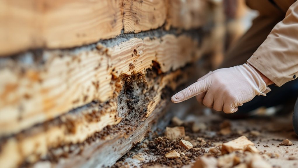 Termite Infestation on Wood